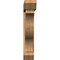 Ekena Millwork Funston Slat Smooth Bracket w/ Offset Brace, Western Red Cedar, 7 1/2"W x 40"D x 40"H BKT0806X40X40FST06SWR - alternate 3